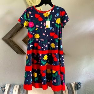 Mini Boden Dress. So Cute!! NWT. 11-12 years. Fully lined!
